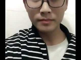 Chinese horny male licking pussy